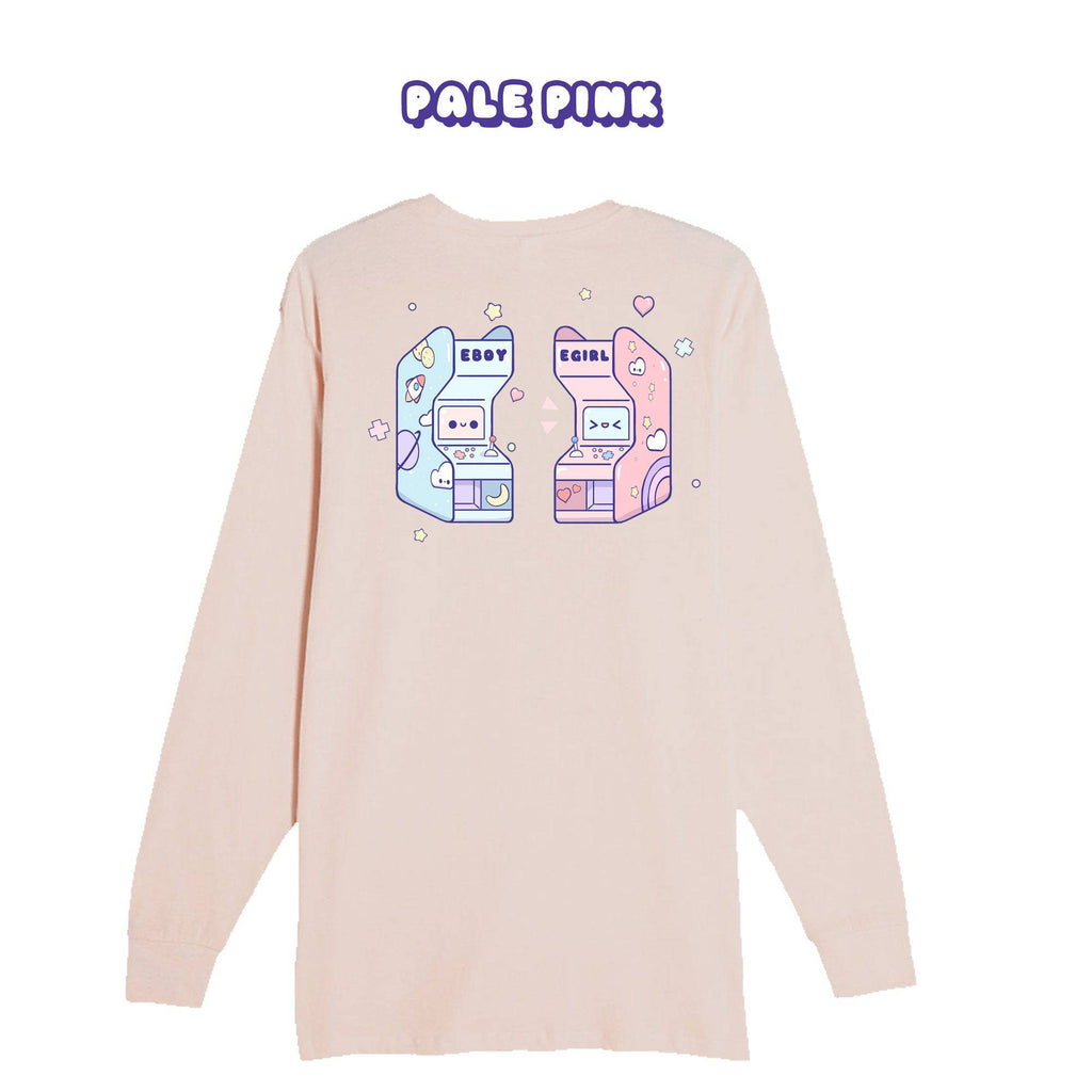 Arcade Pale Pink Longsleeve T-shirt