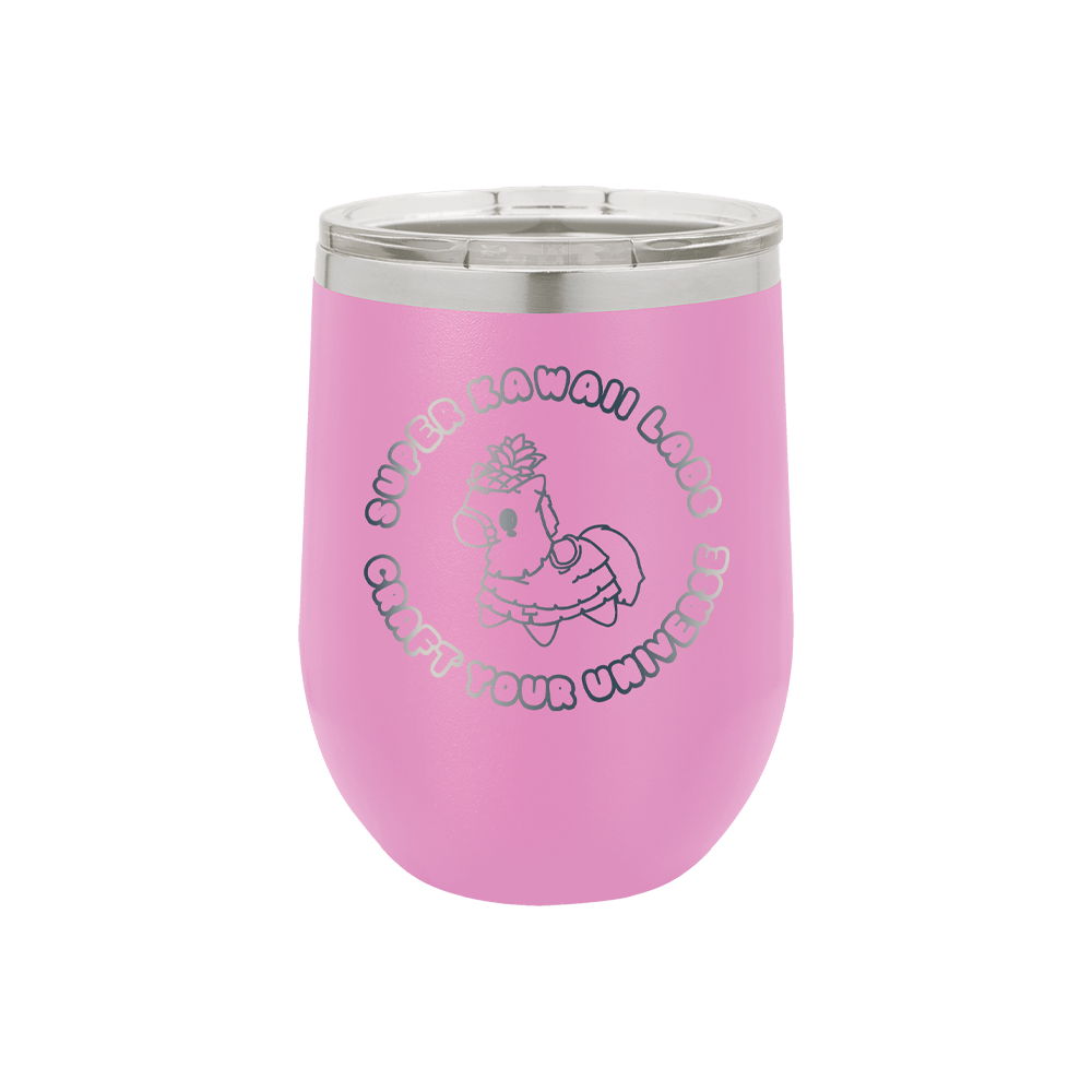 12 oz. Vacuum Insulated Stemless Wine Tumbler - Super Kawaii Labs