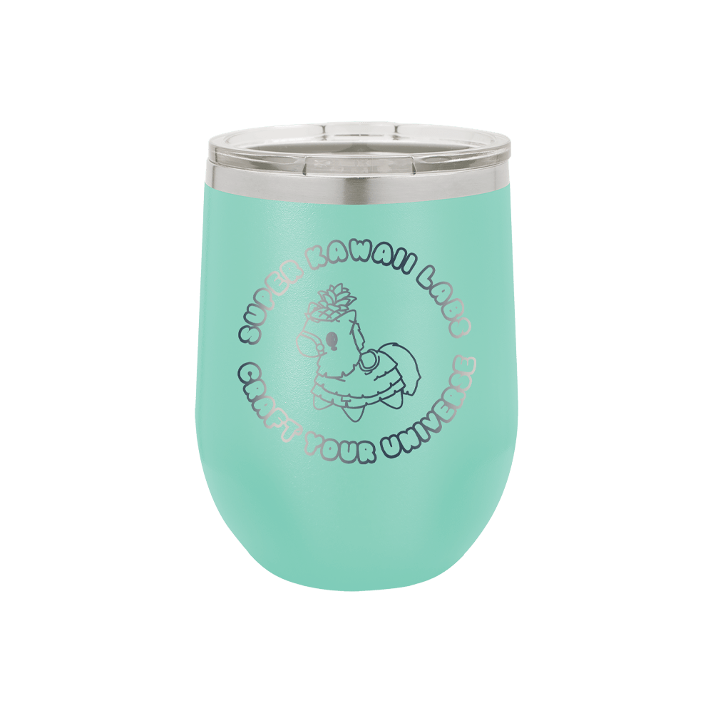 12 oz. Vacuum Insulated Stemless Wine Tumbler - Super Kawaii Labs