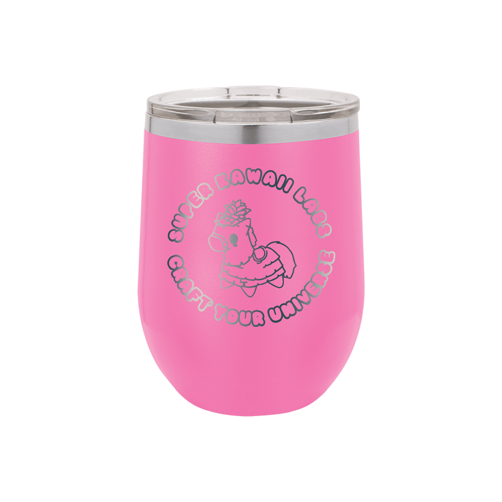 12 oz. Vacuum Insulated Stemless Wine Tumbler - Super Kawaii Labs