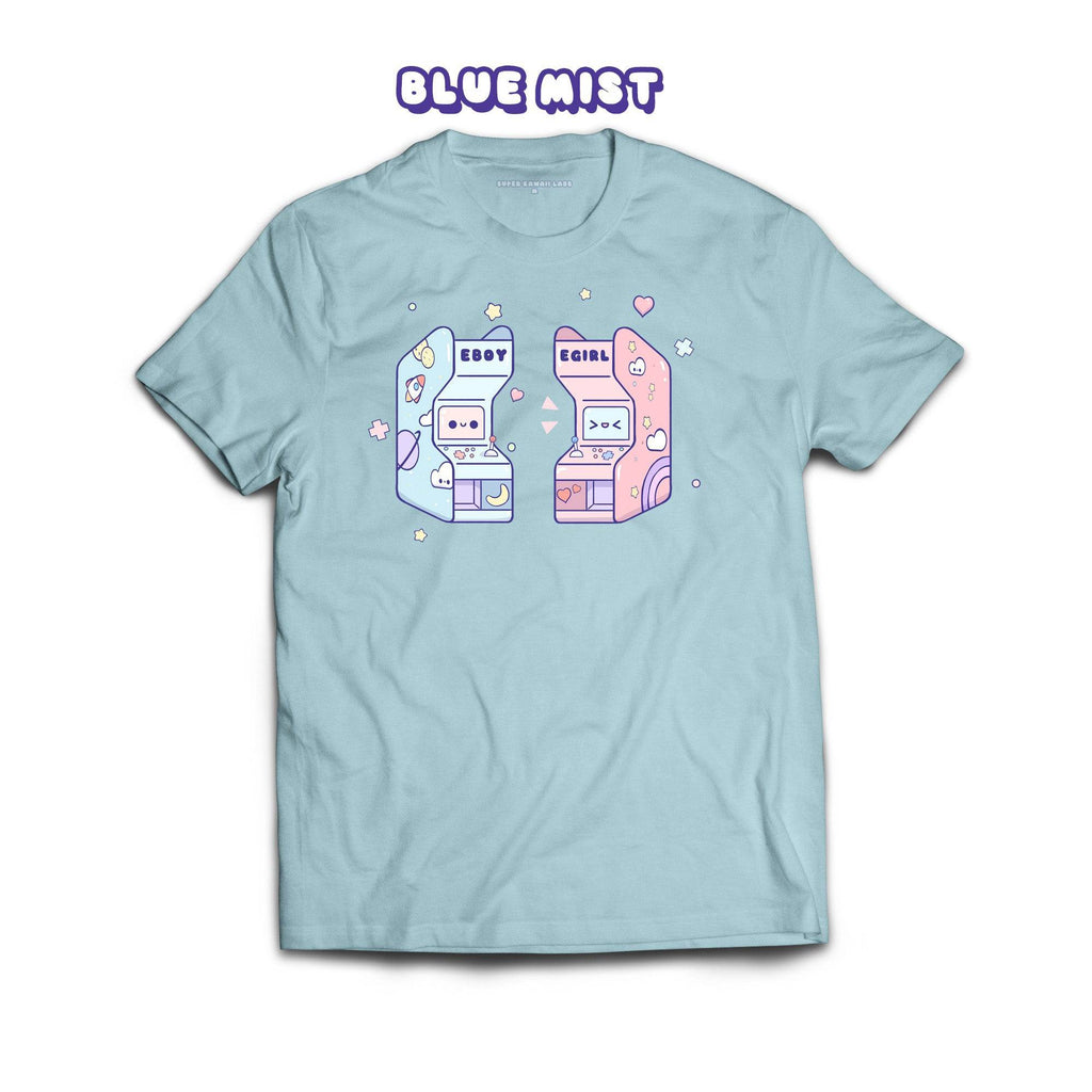 Arcade T-shirt, Blue Mist 100% Ringspun Cotton T-shirt