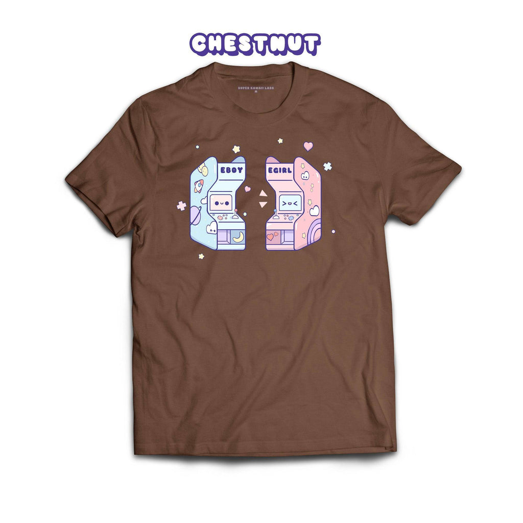 Arcade T-shirt, Chestnut 100% Ringspun Cotton T-shirt