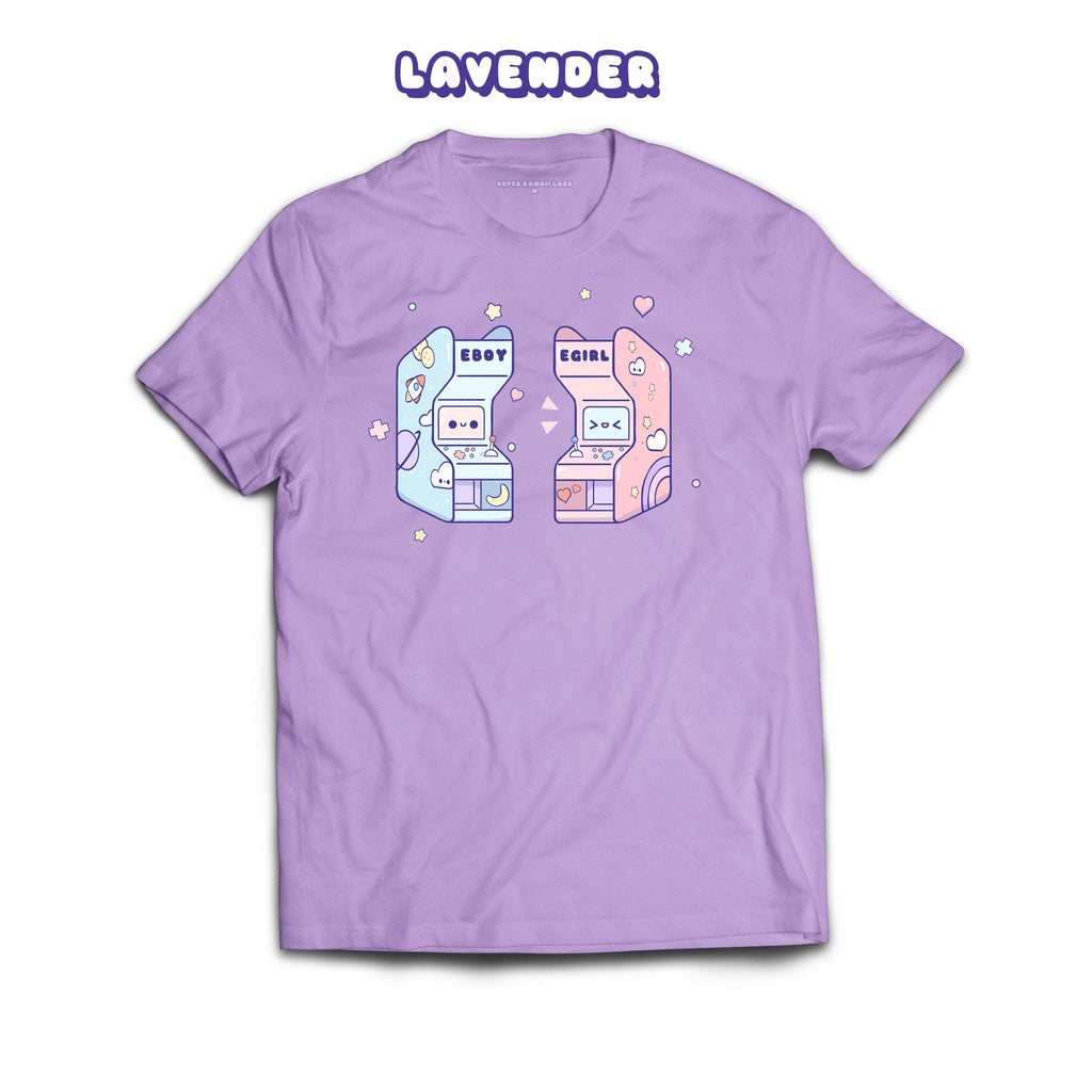Arcade T-shirt, Lavender 100% Ringspun Cotton T-shirt