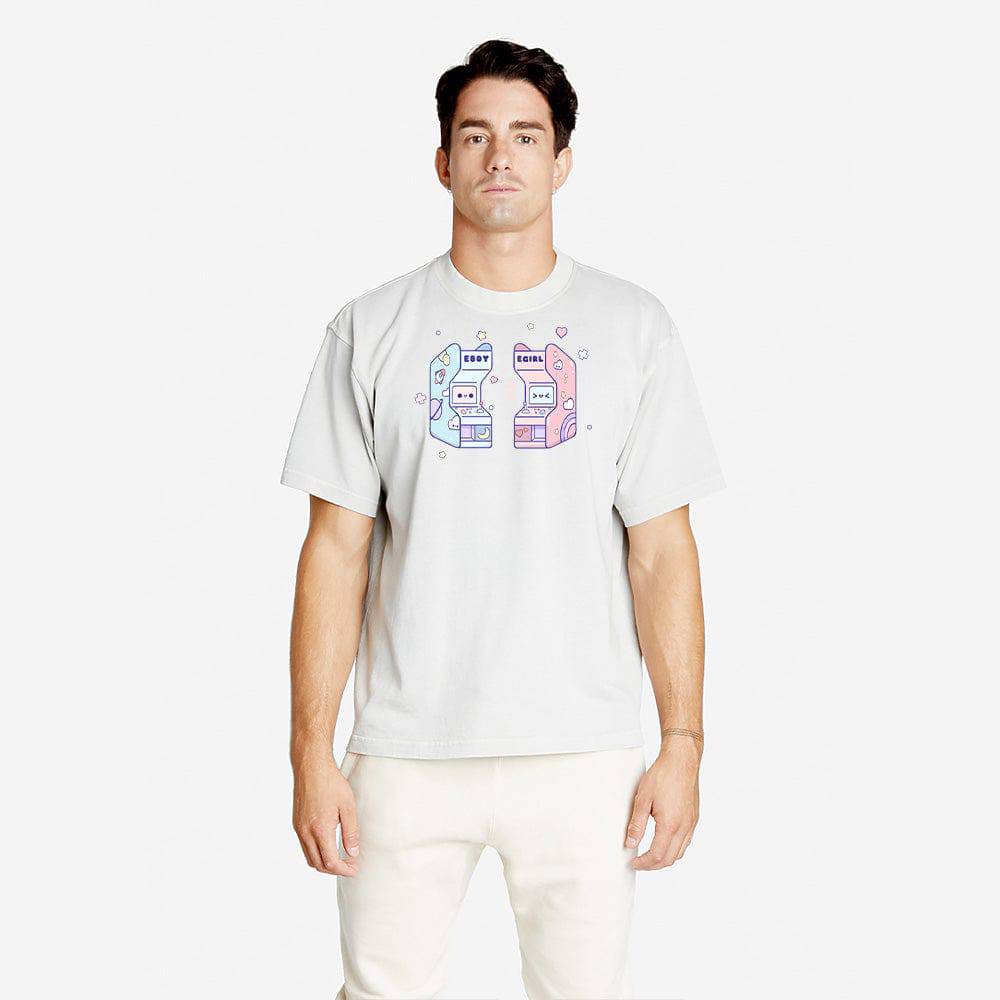 Lunar Rock Arcade  Oversized Boxy Streetwear Tee