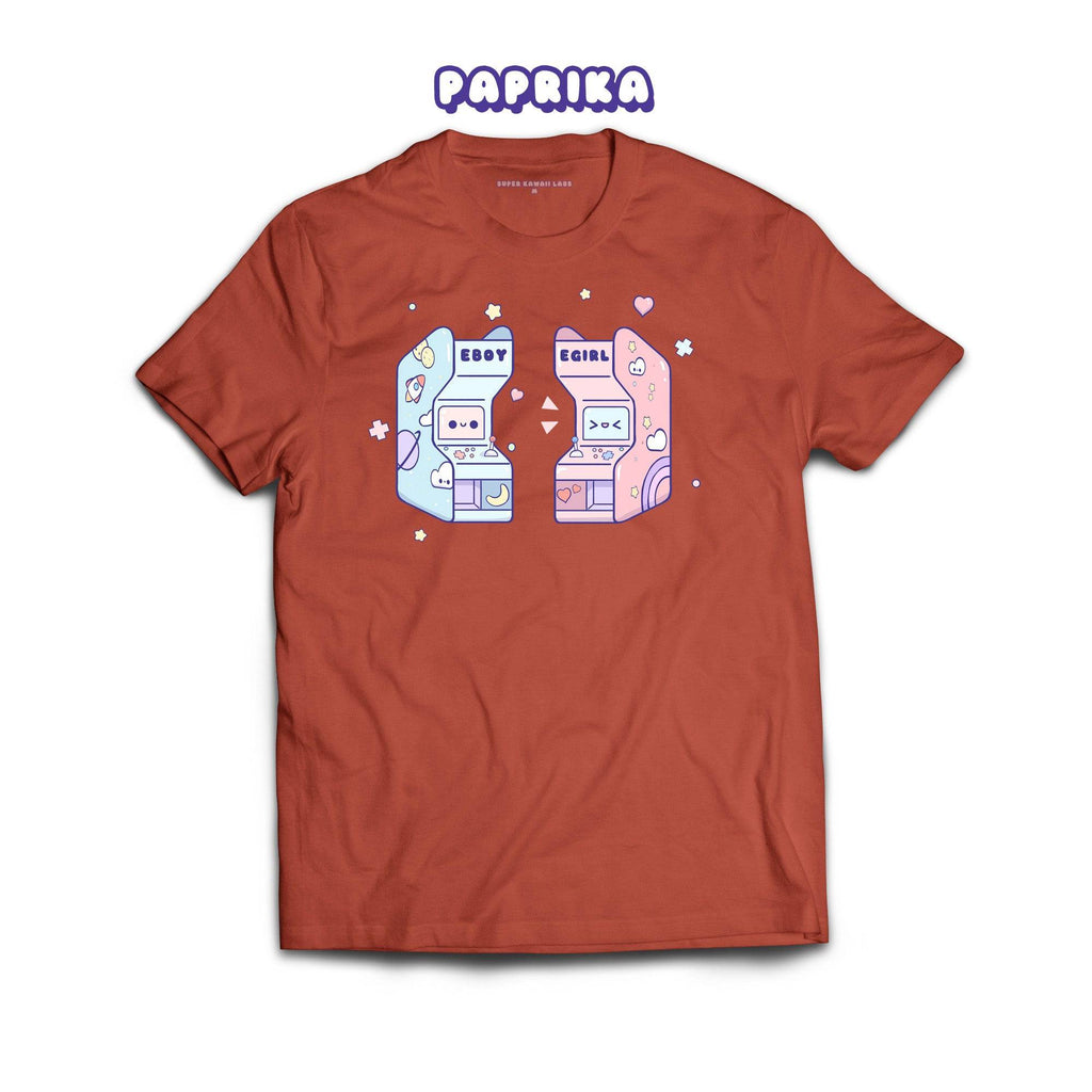 Arcade T-shirt, Paprika 100% Ringspun Cotton T-shirt