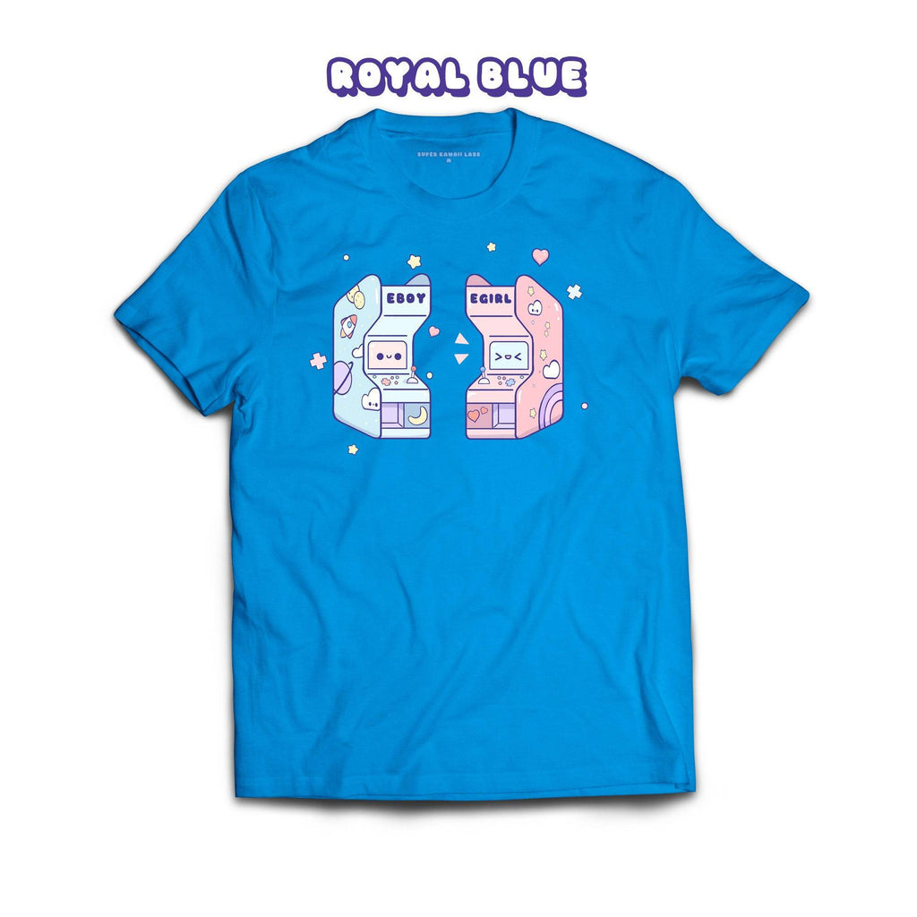 Arcade T-shirt, Royal Blue 100% Ringspun Cotton T-shirt