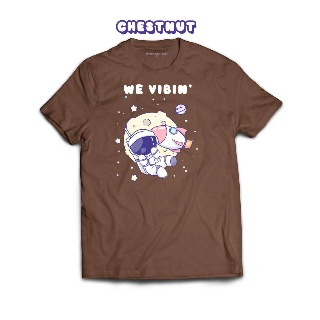 Astronaut T-shirt, Chestnut 100% Ringspun Cotton T-shirt