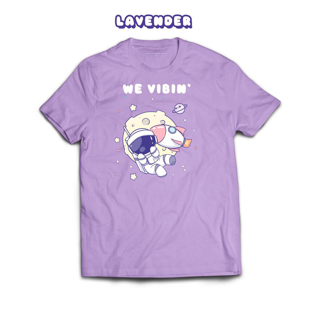 Astronaut T-shirt, Lavender 100% Ringspun Cotton T-shirt