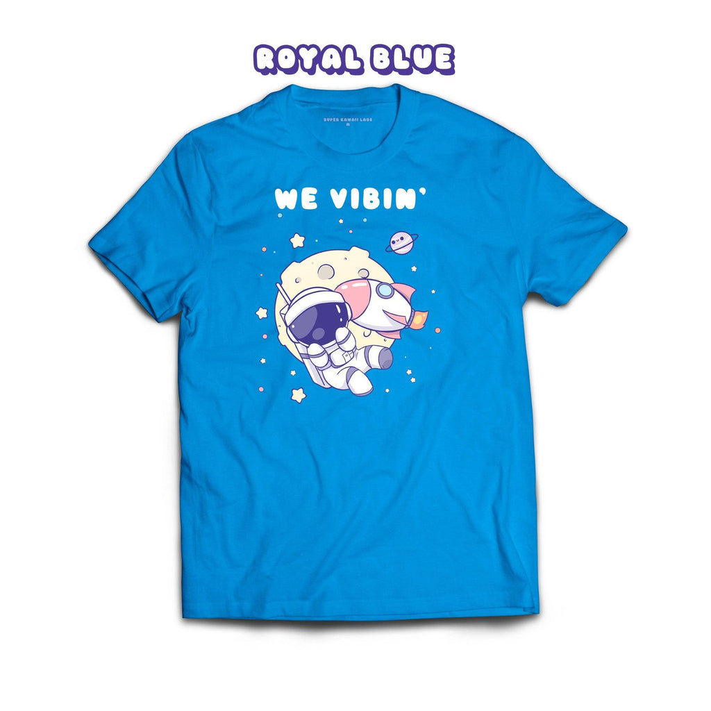 Astronaut T-shirt, Royal Blue 100% Ringspun Cotton T-shirt