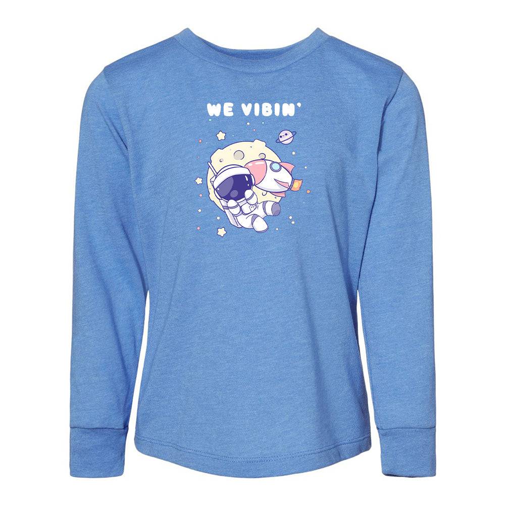 Blue Astronaut  Toddler Longsleeve Sweatshirt