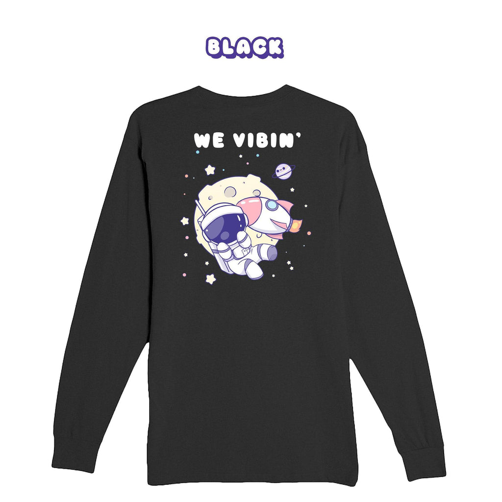 Astronaut Black Longsleeve T-shirt