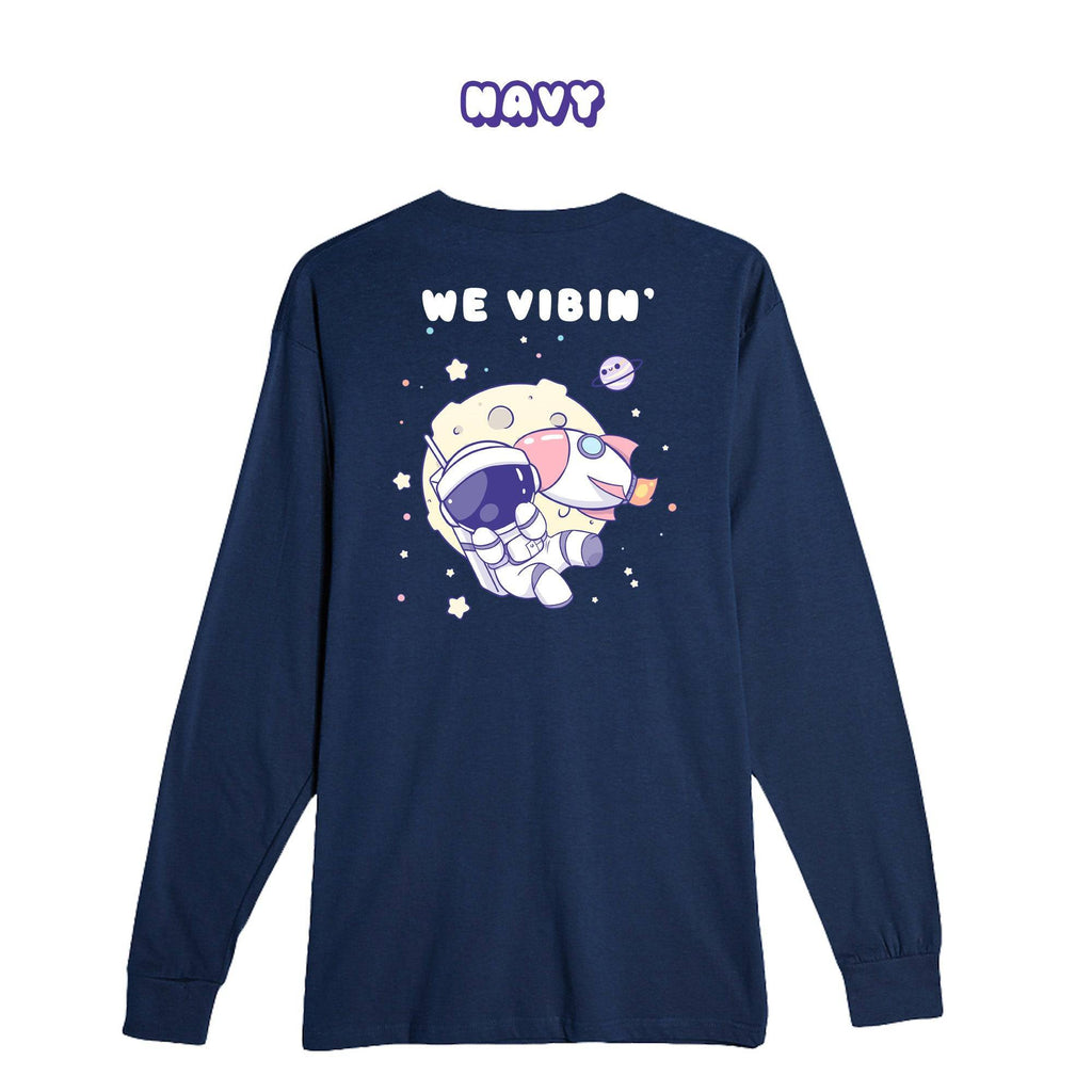 Astronaut Navy Longsleeve T-shirt