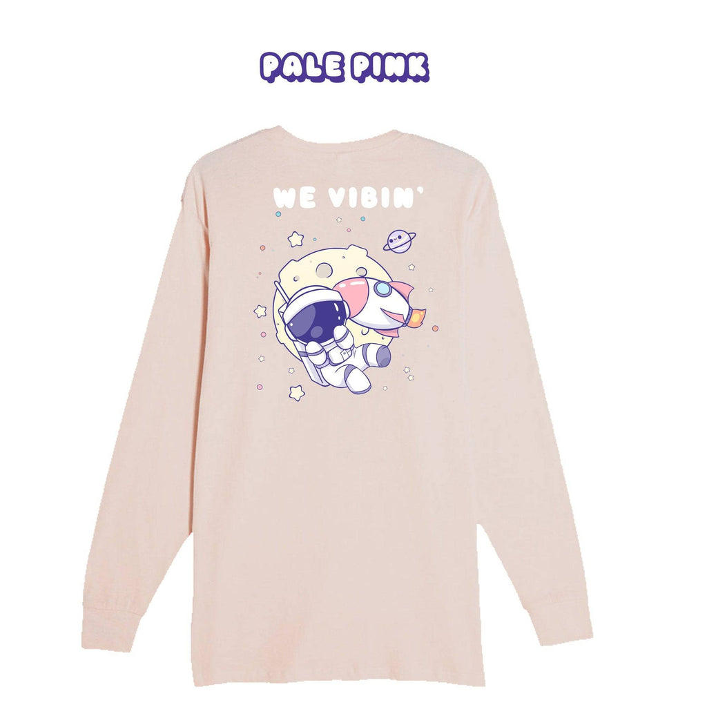 Astronaut Pale Pink Longsleeve T-shirt