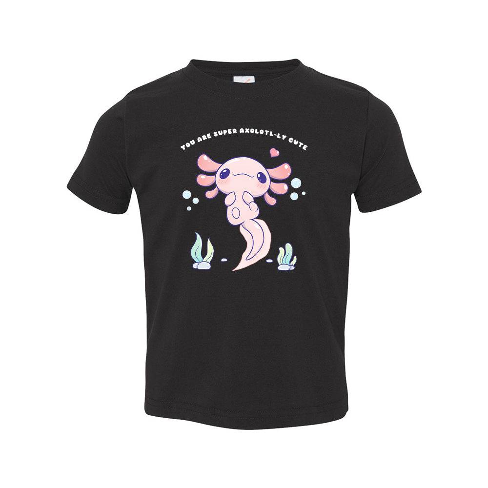 Axolotl Black Toddler T-shirt