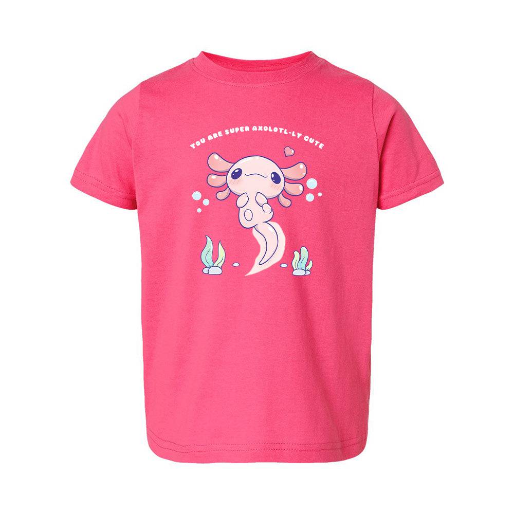 Axolotl Hot Pink Toddler T-shirt