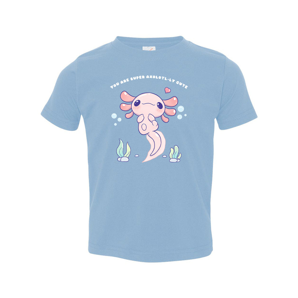 Axolotl Light Blue Toddler T-shirt