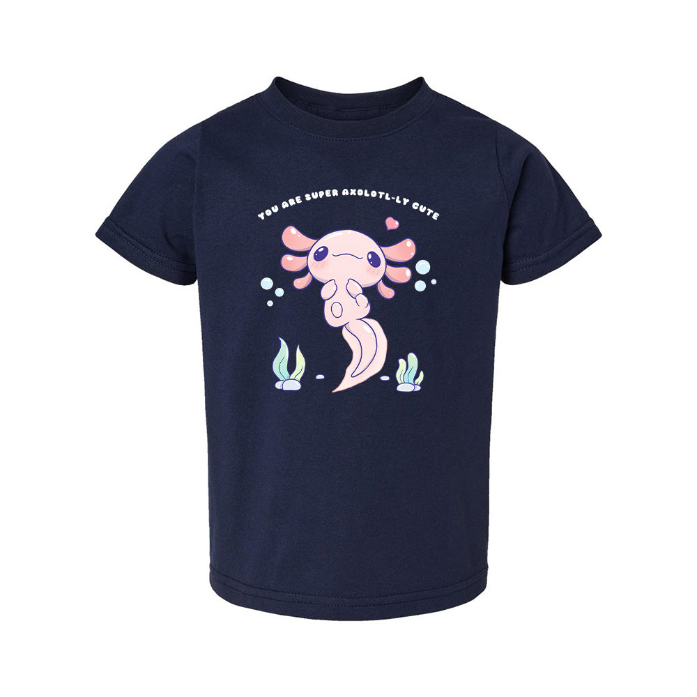Axolotl Navy Toddler T-shirt