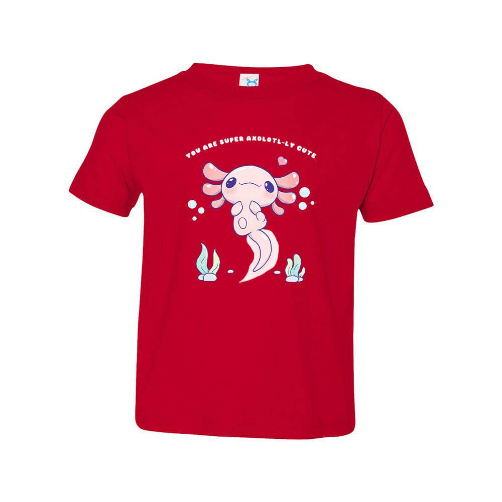 Axolotl Red Toddler T-shirt