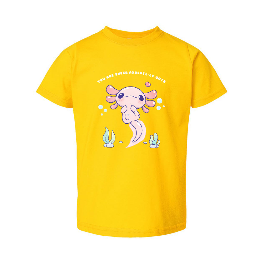 Axolotl Yellow Toddler T-shirt