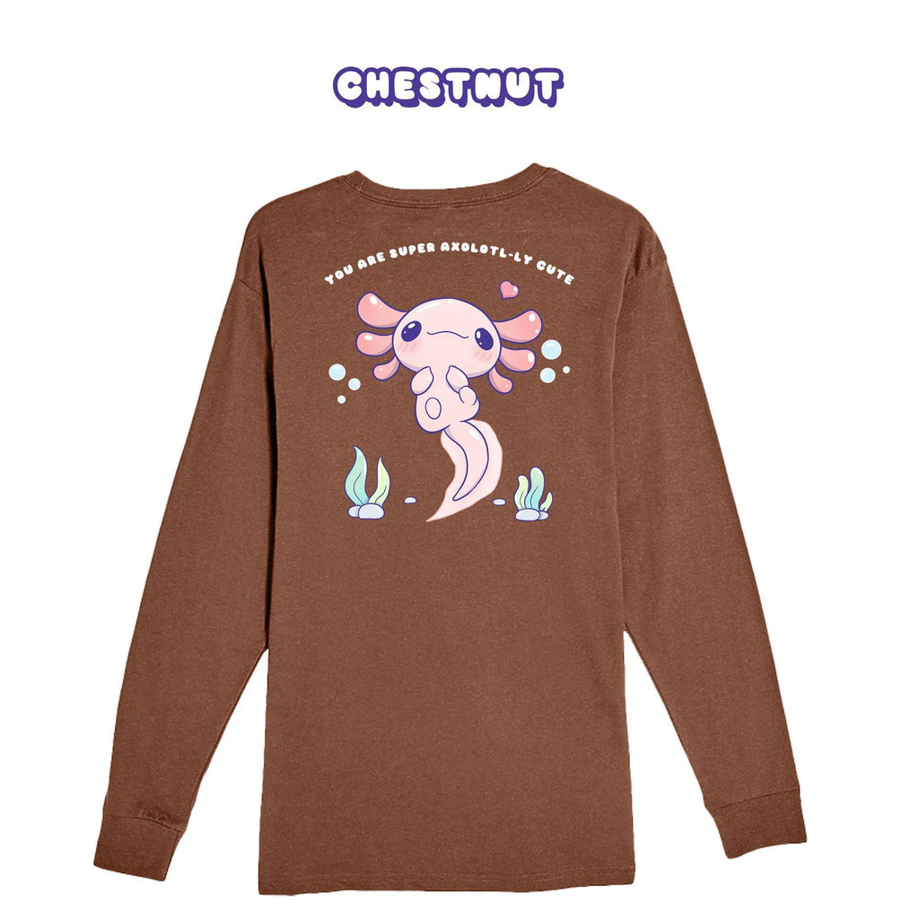 Axolotl Chestnut Longsleeve T-shirt