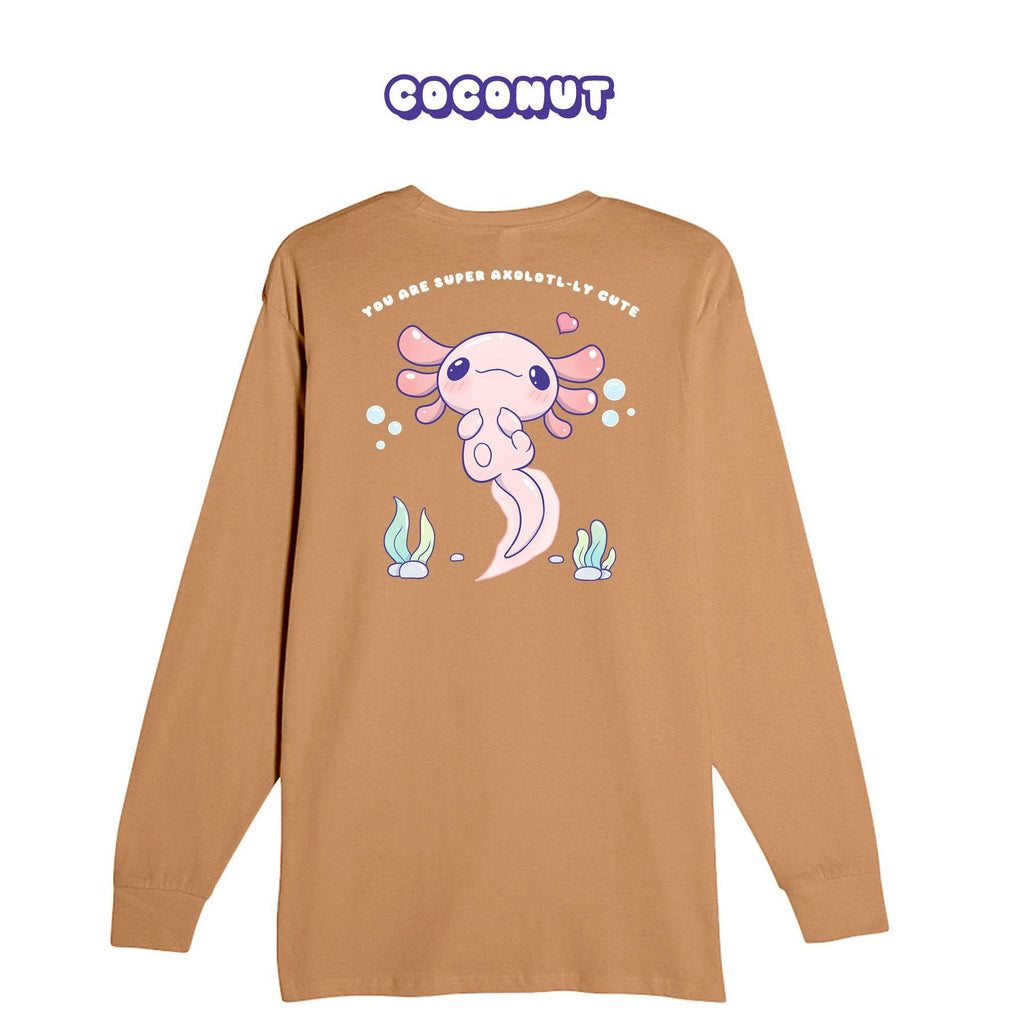 Axolotl Coconut Longsleeve T-shirt