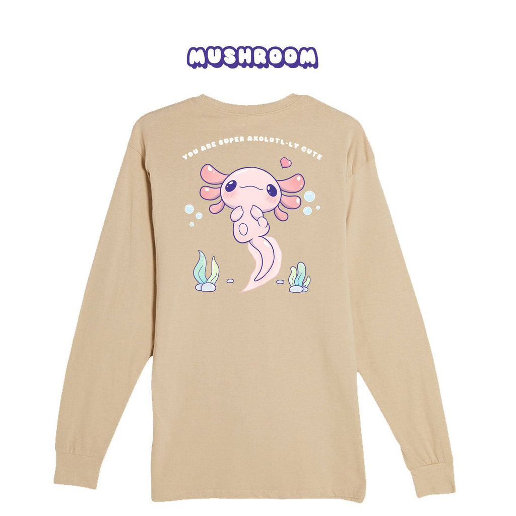 Axolotl Msuhroom Longsleeve T-shirt