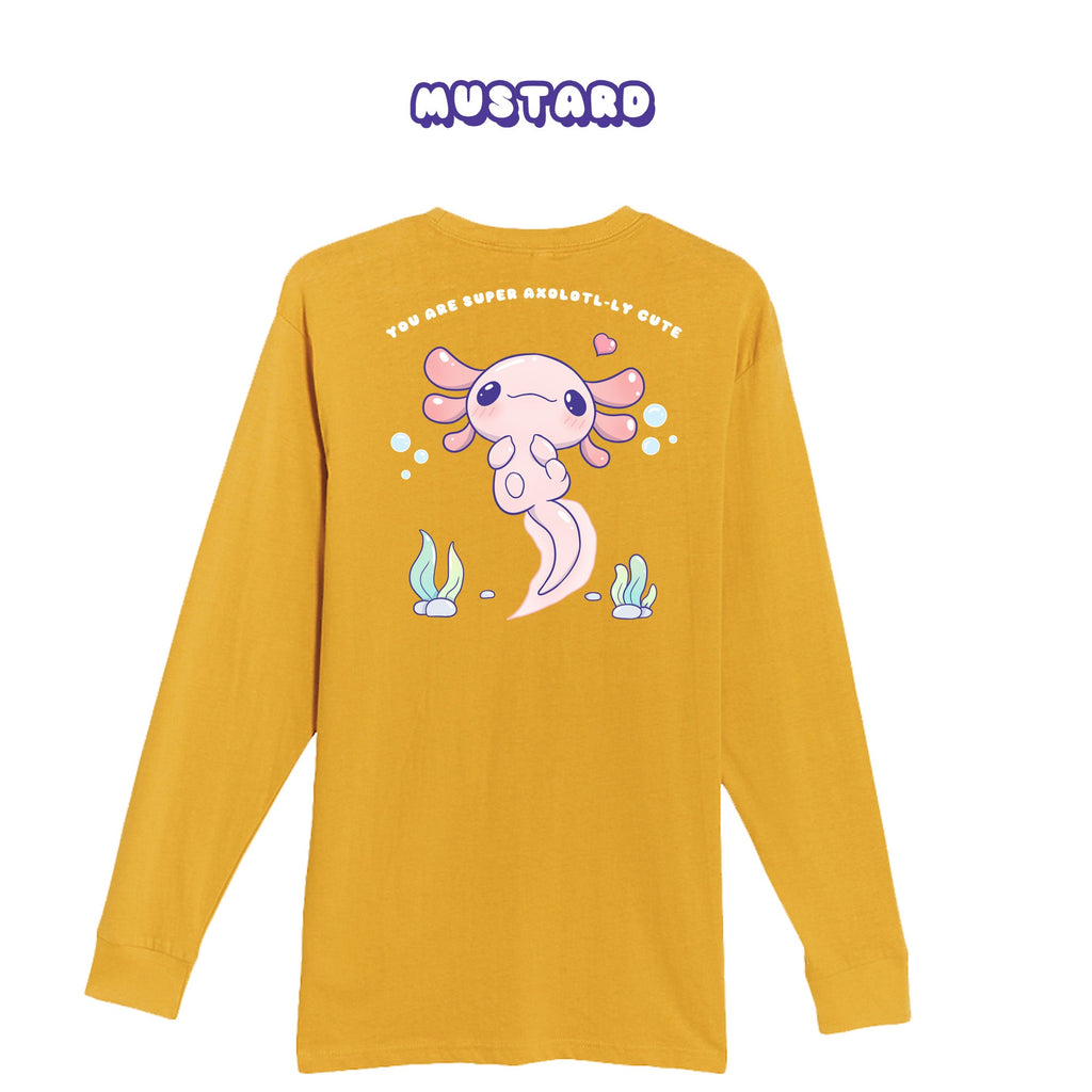 Axolotl Mustard Longsleeve T-shirt