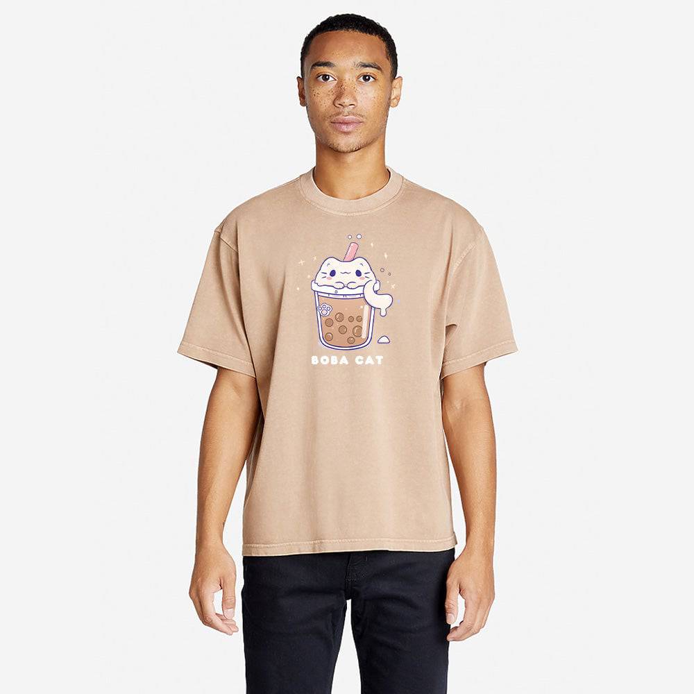 BOBACAT Oversized Boxy Streetwear Tee - Super Kawaii Labs