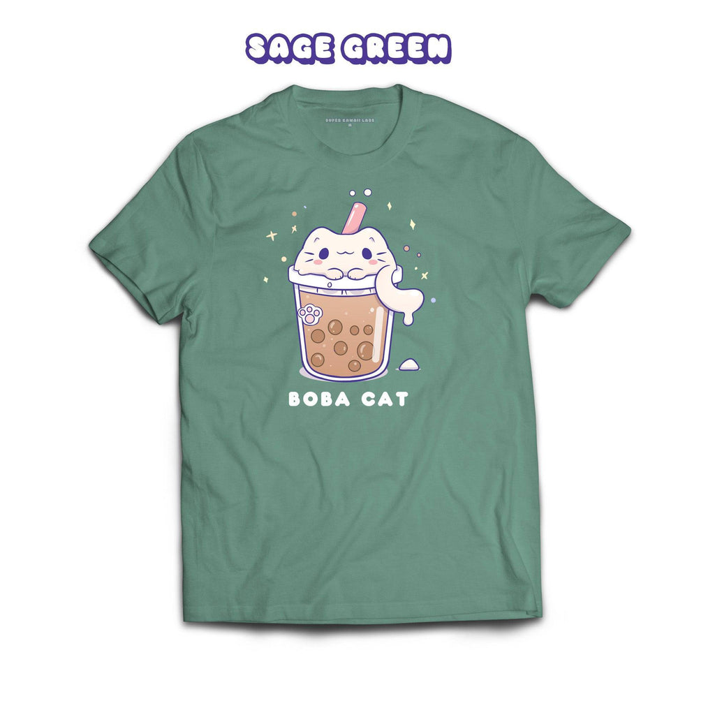 Boba Cat T-shirt - Super Kawaii Labs