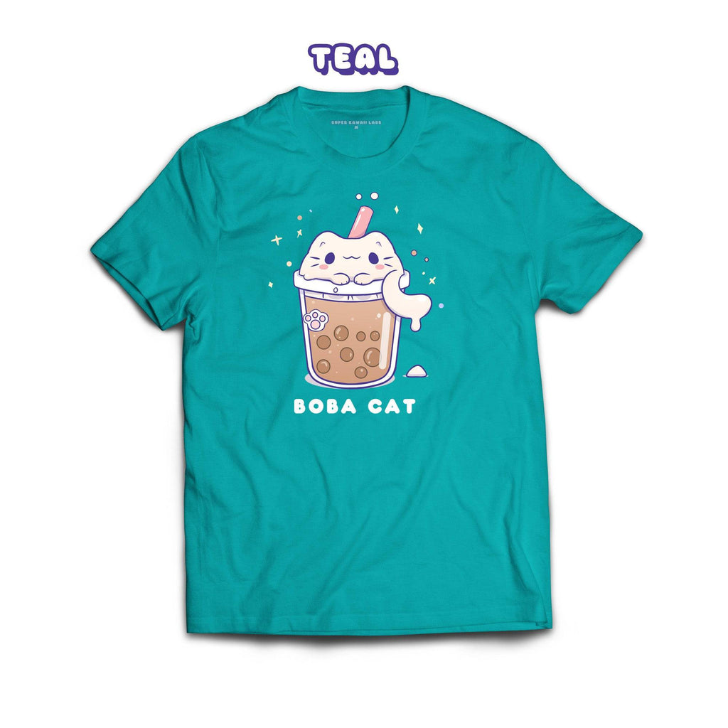 Boba Cat T-shirt - Super Kawaii Labs