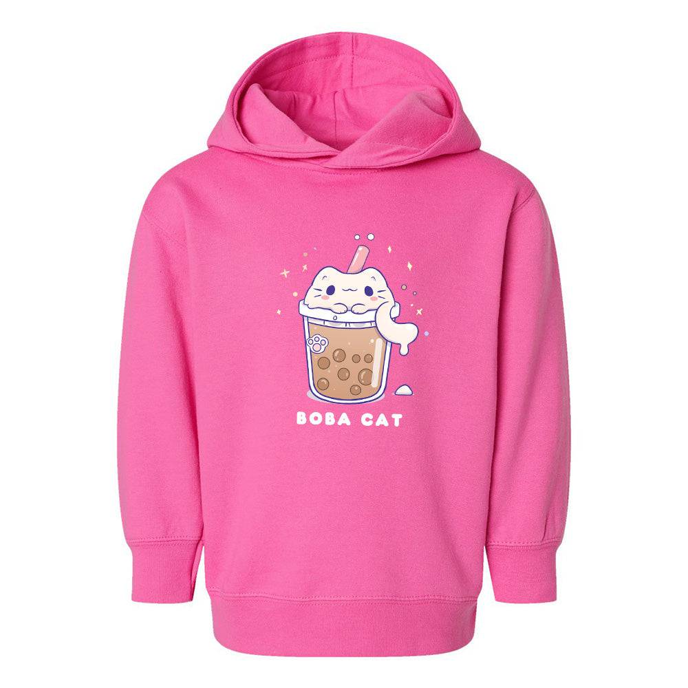 Raspberry Pink Toddler Fleece Pullover Hoodie