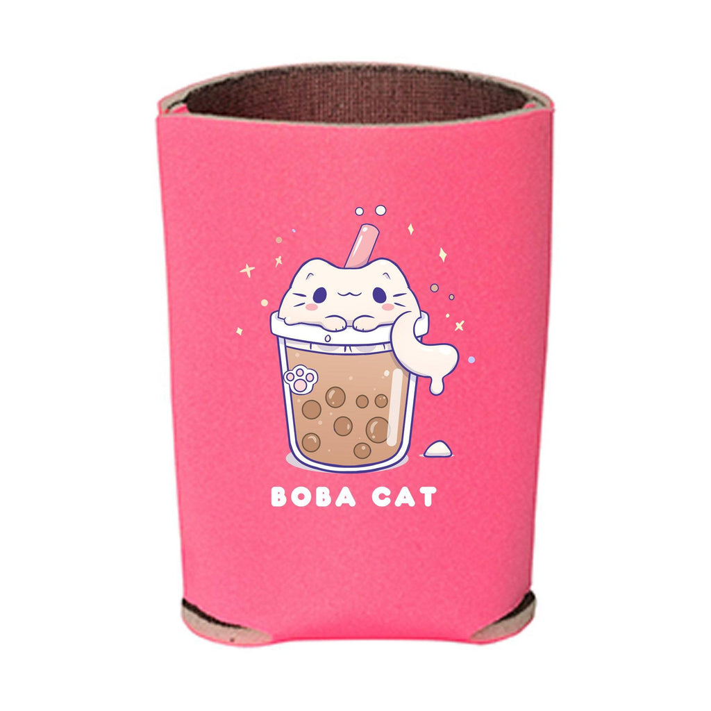 Kawaii Pink BOBA CAT Beverage Holder