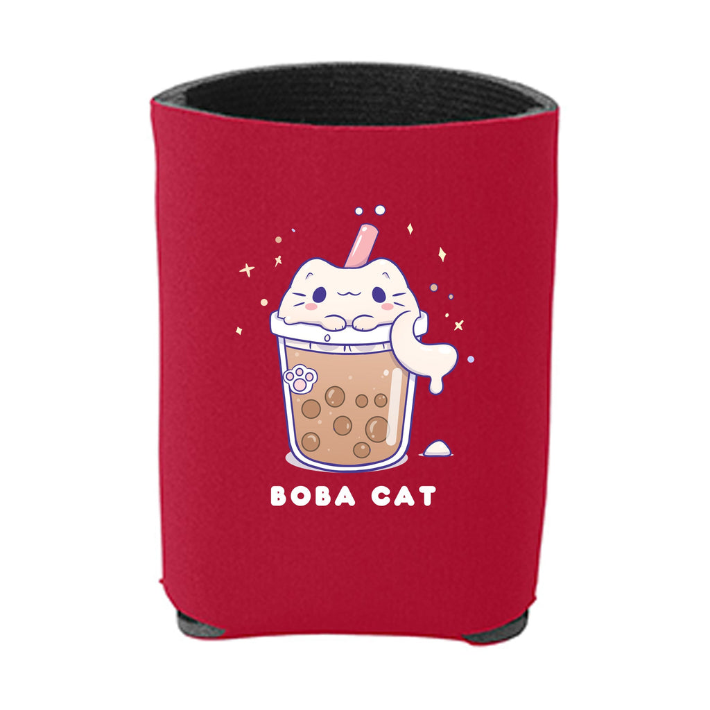 Kawaii Red BOBA CAT Beverage Holder