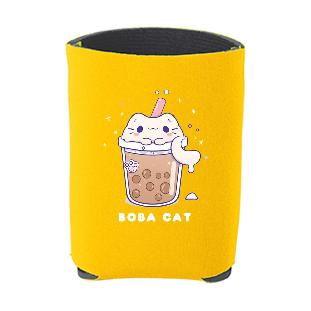 Kawaii Yellow BOBA CAT Beverage Holder