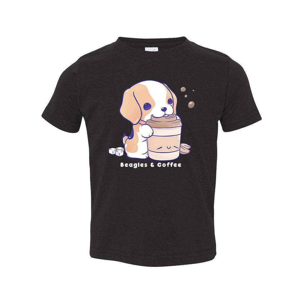 Beagle Black Toddler T-shirt