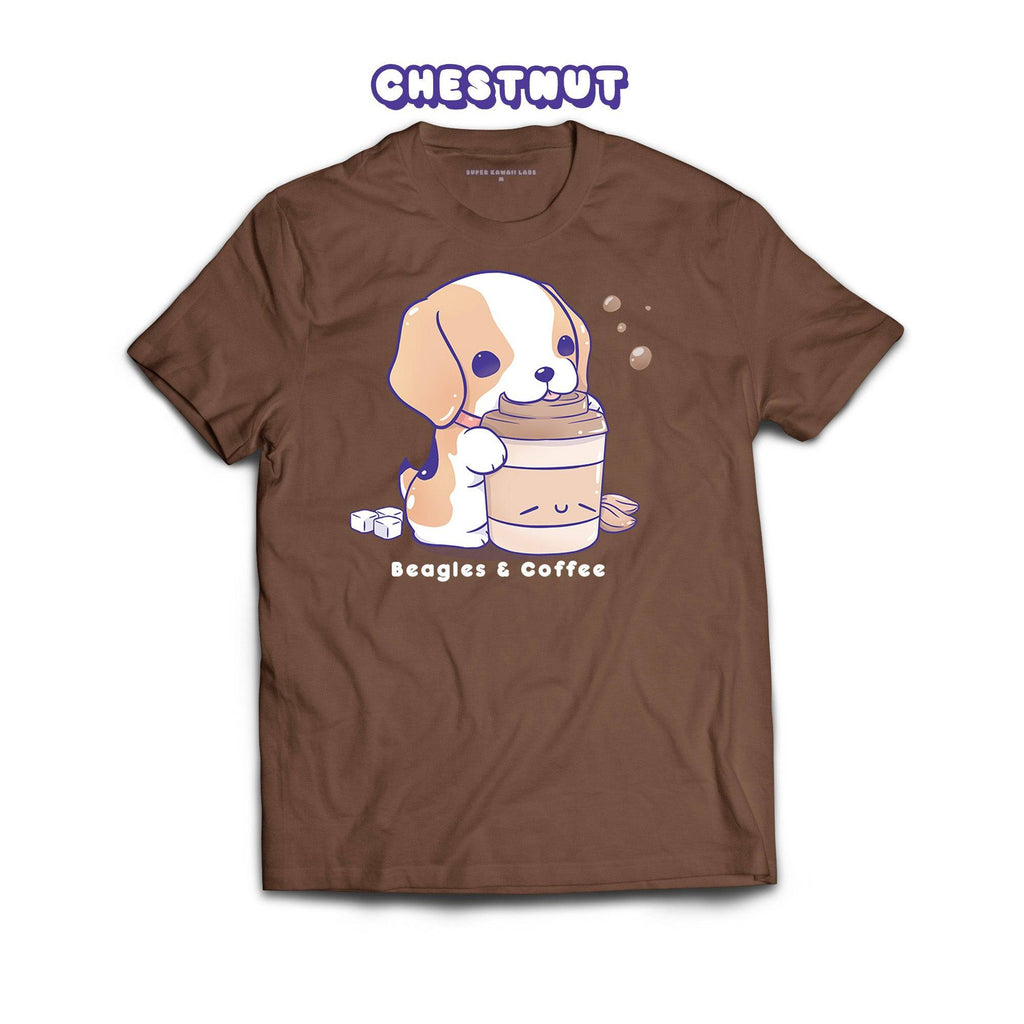 Beagle T-shirt, Chestnut 100% Ringspun Cotton T-shirt