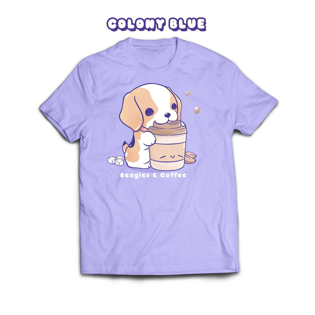 Beagle T-shirt, Colony Blue 100% Ringspun Cotton T-shirt