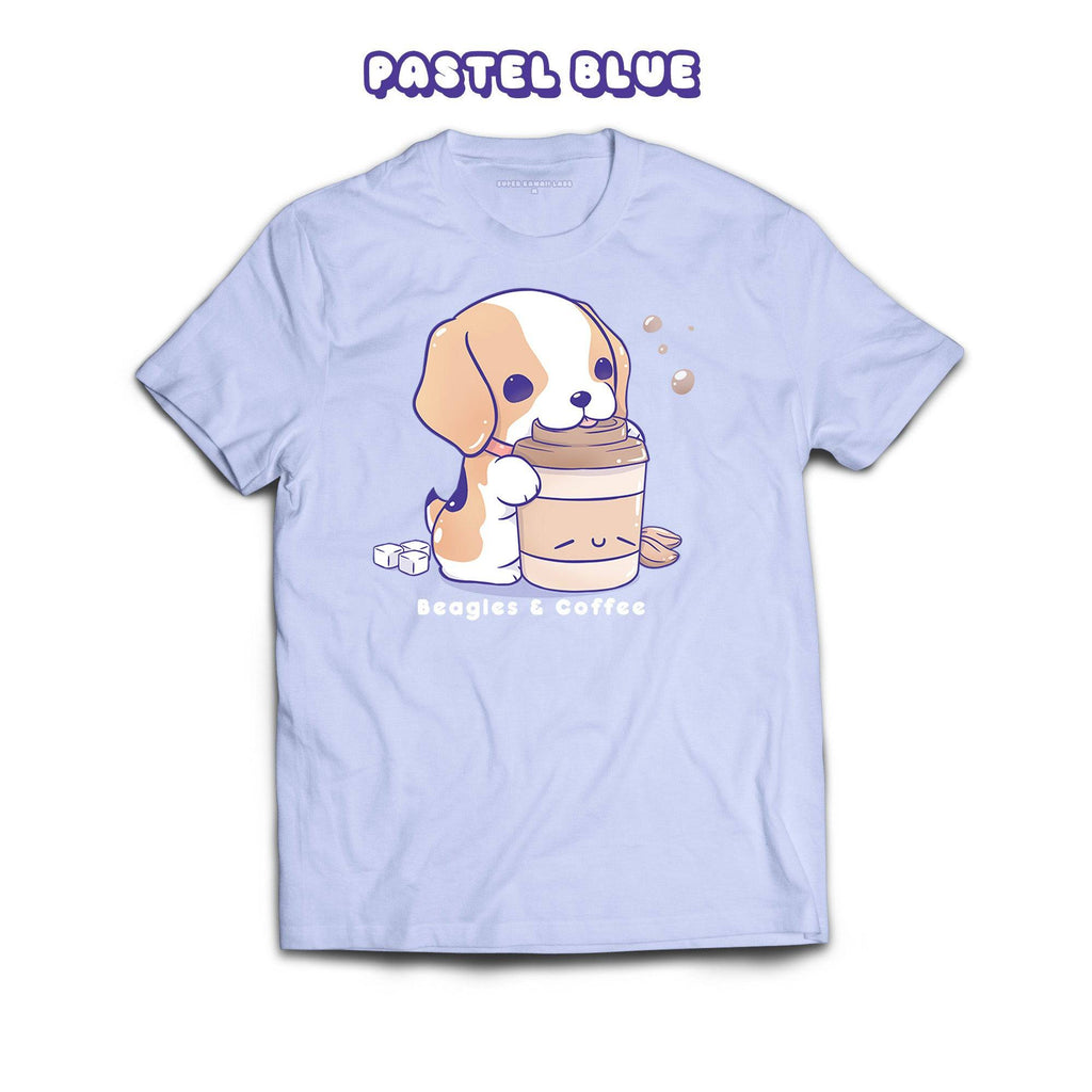 Beagle T-shirt, Dusty Blue 100% Ringspun Cotton T-shirt