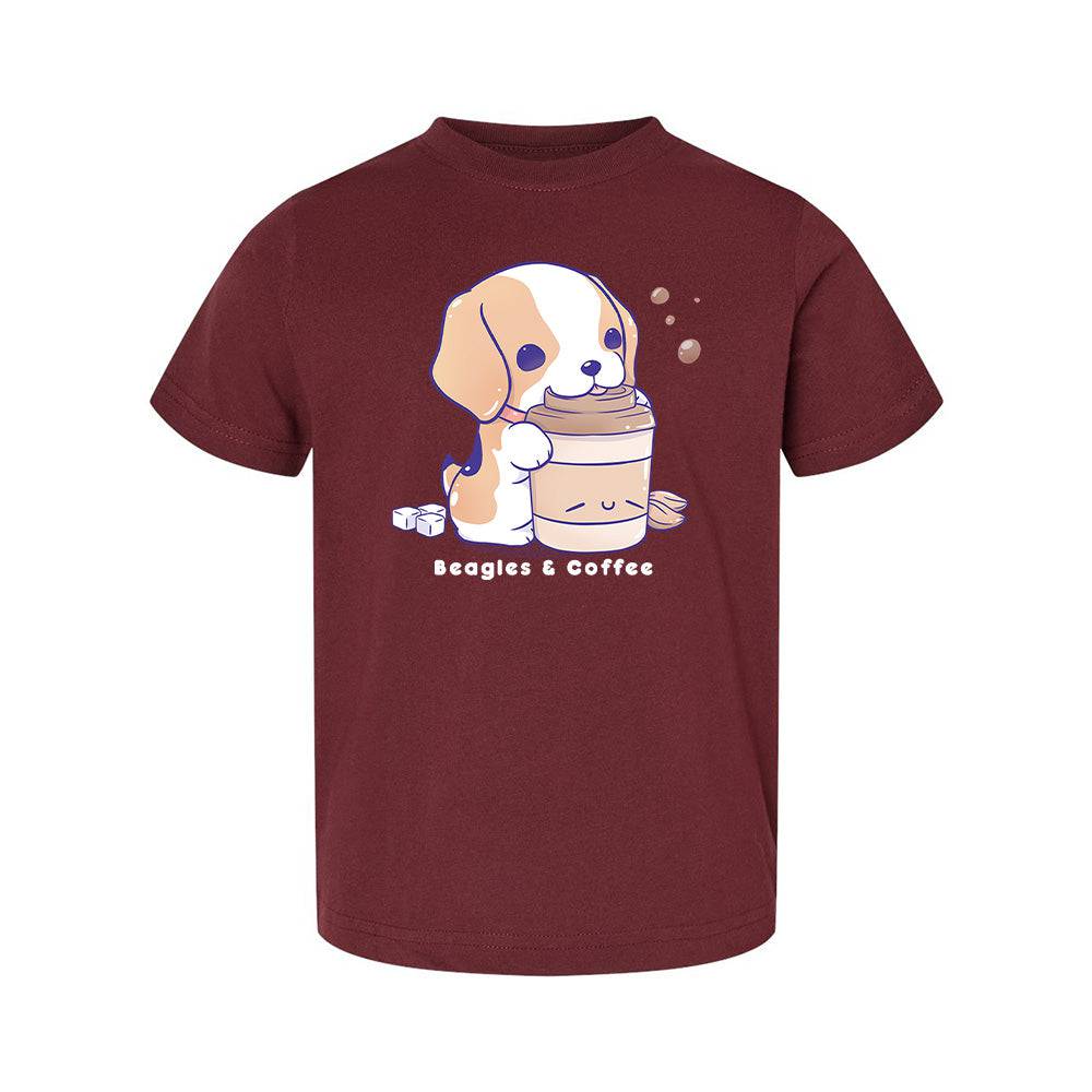 Beagle Maroon Toddler T-shirt