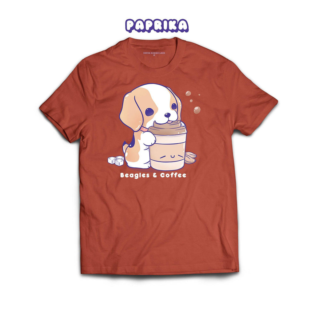 Beagle T-shirt, Paprika 100% Ringspun Cotton T-shirt