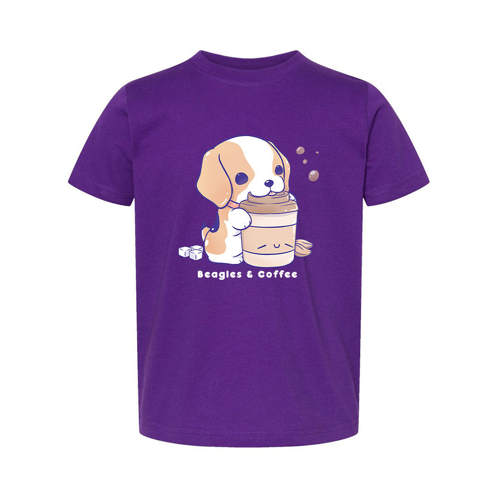 Beagle Purple Toddler T-shirt