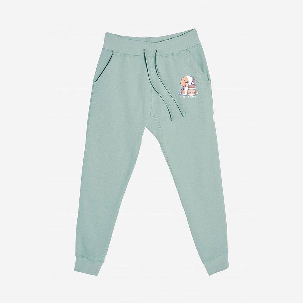 Sea Foam Beagle Premium Fleece Sweatpants