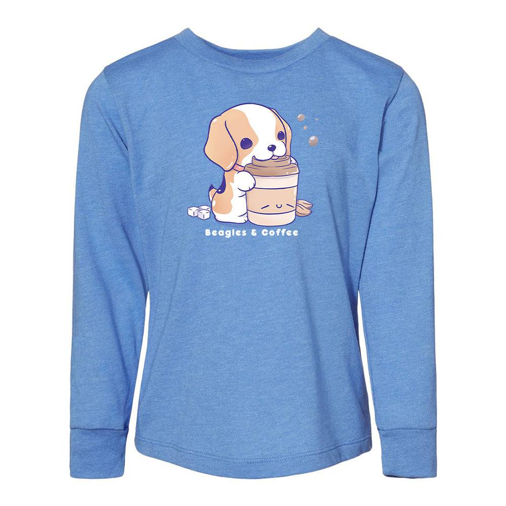 Blue Beagle Toddler Longsleeve Sweatshirt
