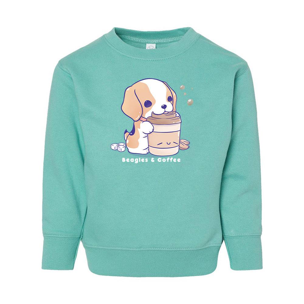 Chill Beagle Toddler Crewneck Sweatshirt