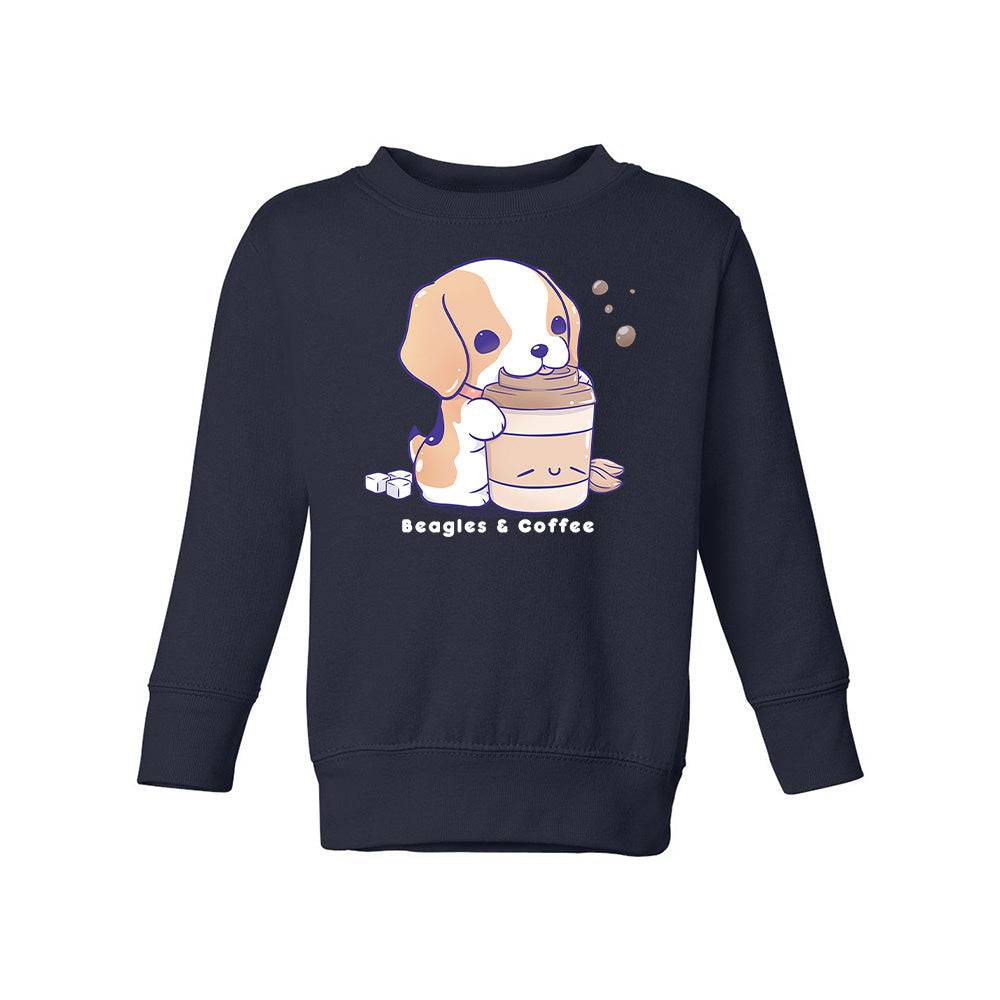 Navy Beagle Toddler Crewneck Sweatshirt