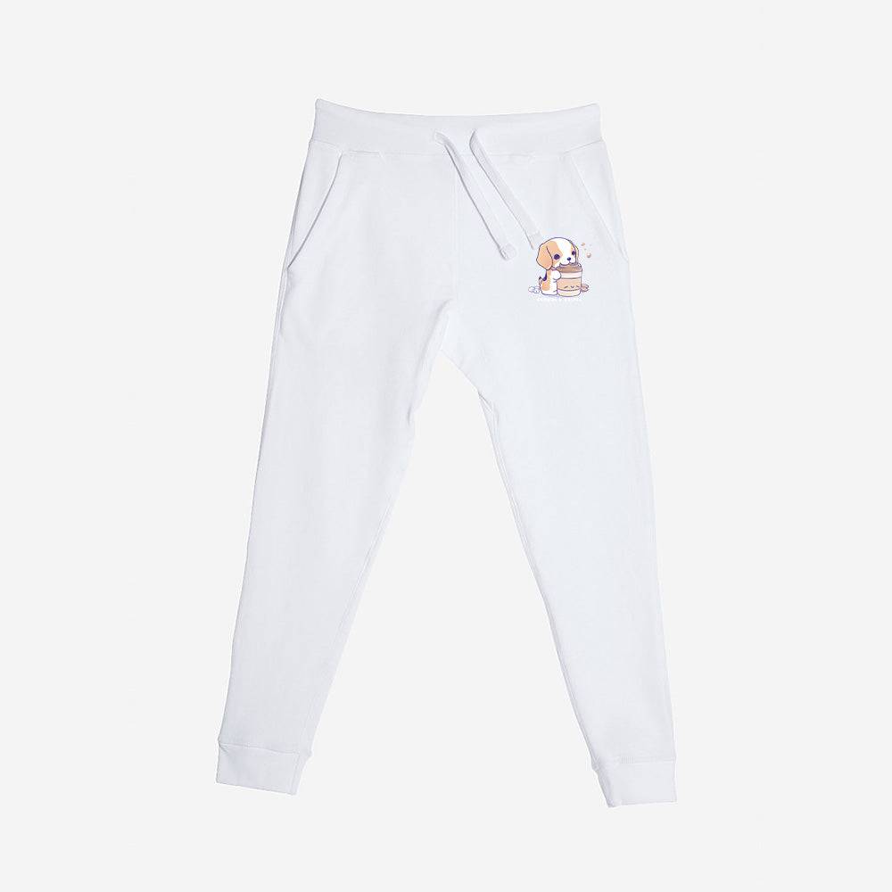 White Beagle Premium Fleece Sweatpants