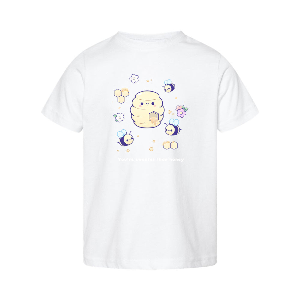 Bee White Toddler T-shirt