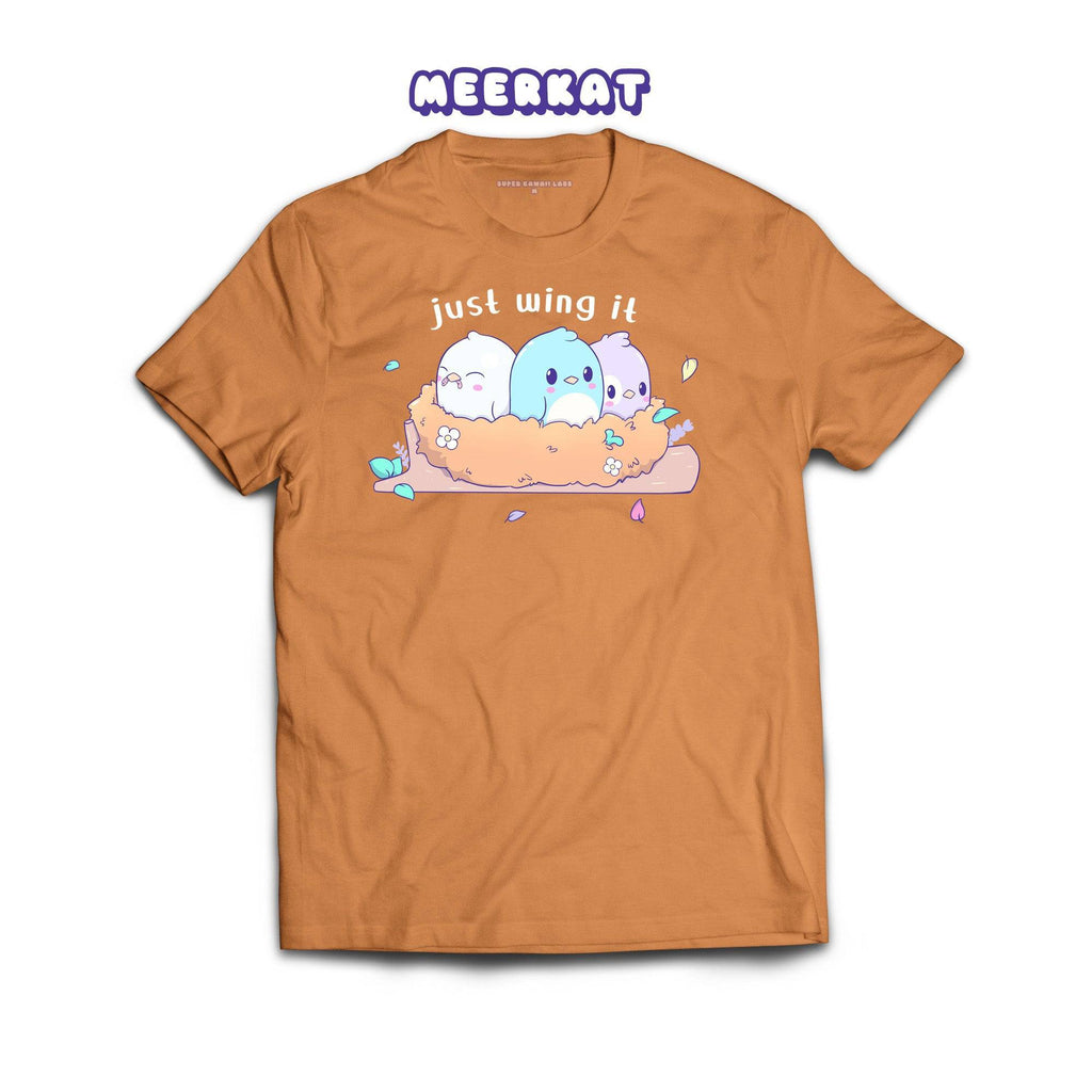 Birds T-shirt, Meerkat 100% Ringspun Cotton T-shirt