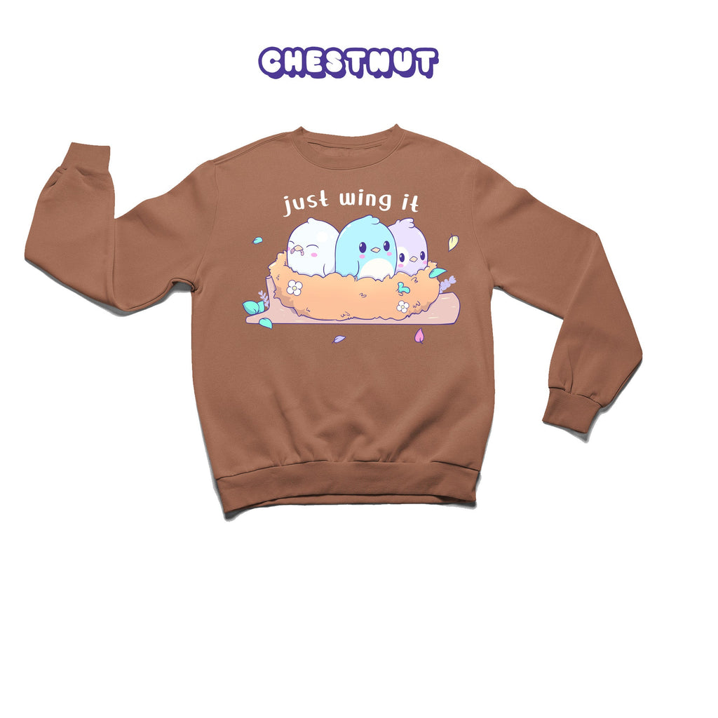 Birds Crewneck Premium Sweater - Super Kawaii Labs