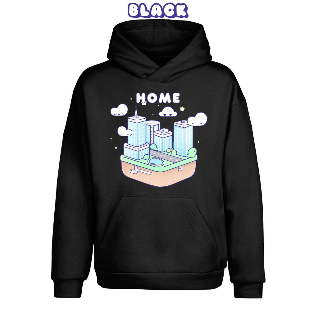 Building Black Pullover Urban Hoodie